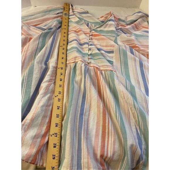 Terra Sky size 3x (24w-26w) striped top butterfly sleeves rn# 52469 - Picture 4 of 6